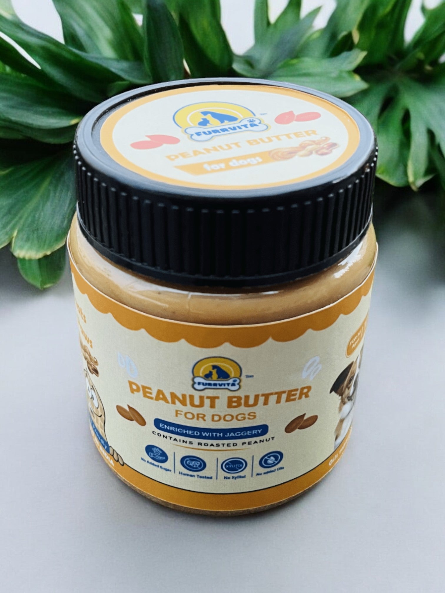 Furrvita | Peanut Butter for Dogs |Enriched with Jaggery | Perfect for All Ages & Breeds of Dogs