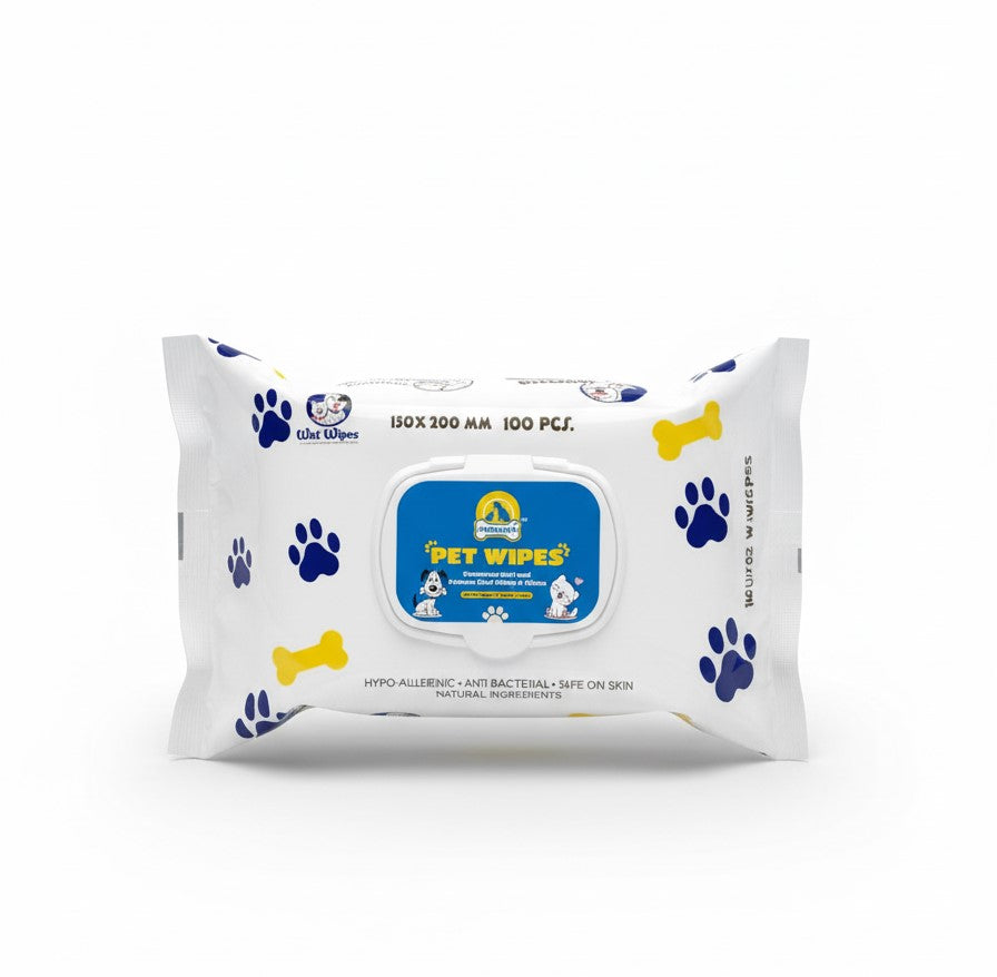 Furrvita Grooming Wipes for dogs and cats, 100 pcs pack